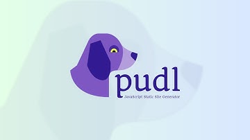 pudl — JavaScript Static Site Generator for Quick Prototyping #OneDevMinute