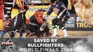 Chase Outlaw Gets Saved After Being Dragged by Who Dey | 2014