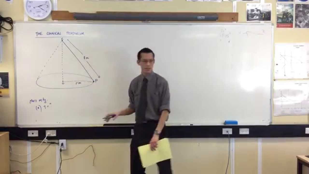 The Conical Pendulum (1 of 2 Understanding the Forces) YouTube