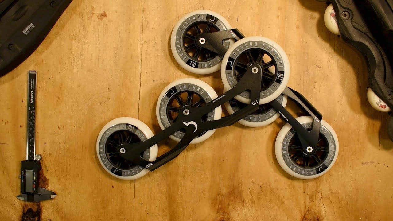 Ground Control TriSkate Frame on Razors Shift Inline Skate