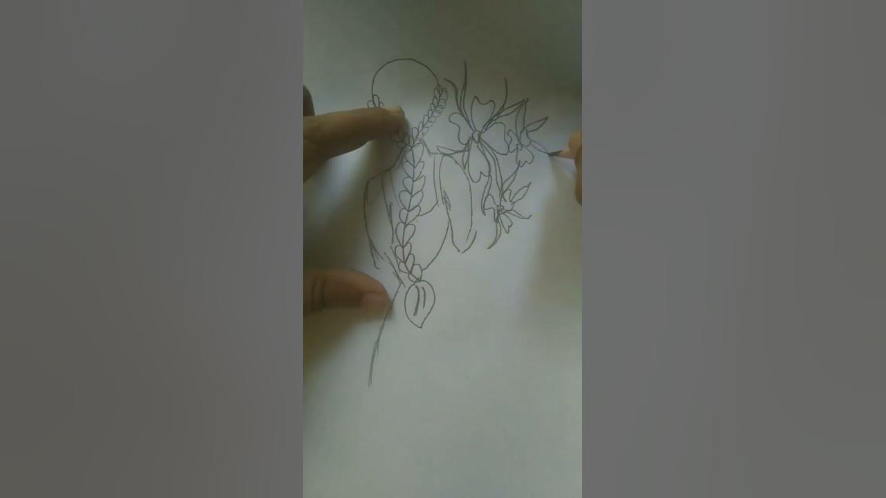 ithra simple ayirunnoo super 👍👍 polichutooo #art #drawing - YouTube