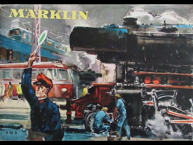 メルクリン、NO8034.8037 クルッ、ローリー、トレイラー　1950年代末 The Art of Märklin #1 ~ Vintage 1956 Catalog ~ Classic Marklin