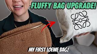 My First Loewe Bag! Upgrading my Max Mara Shearling Bum Bag | Loewe Puffer Goya Bag