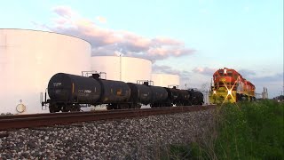 CSX Z189 with TPW 3443 and TPW 3442 Northbound in Brookston, Indiana