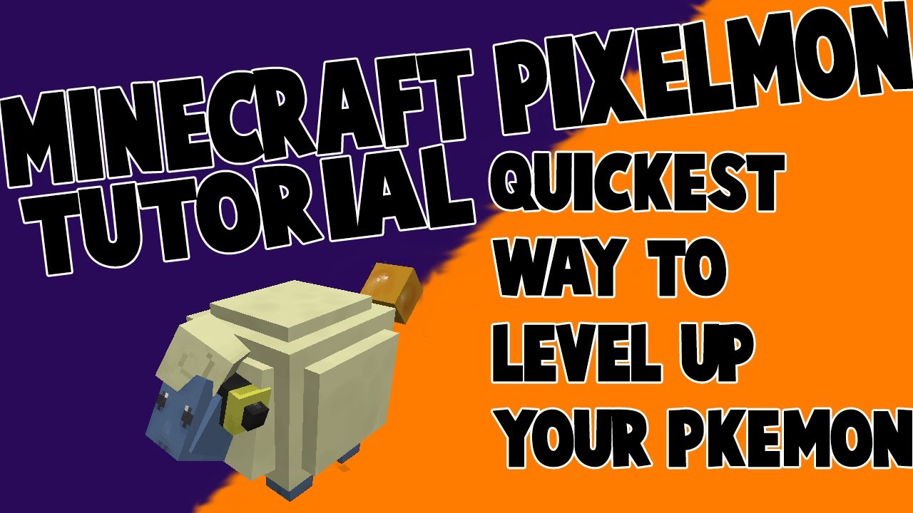 Pixelmon Mod Tutorial Minecraft Pixelmon Tutorial! Quickest Way To Level Up Your Pokemon ...