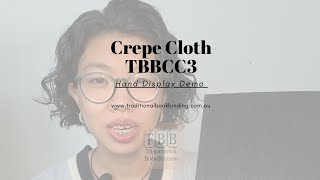 Crepe bookcloth TBBCC3 |  TBB Traditional BookBinding 