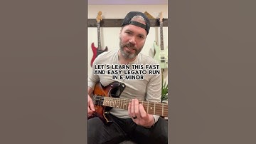 Fast and Easy Legato Lick 🤘🏻🎸 #guitar #guitarlesson #lesson