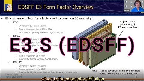 [ E3.S ] EDSFF Indroduction