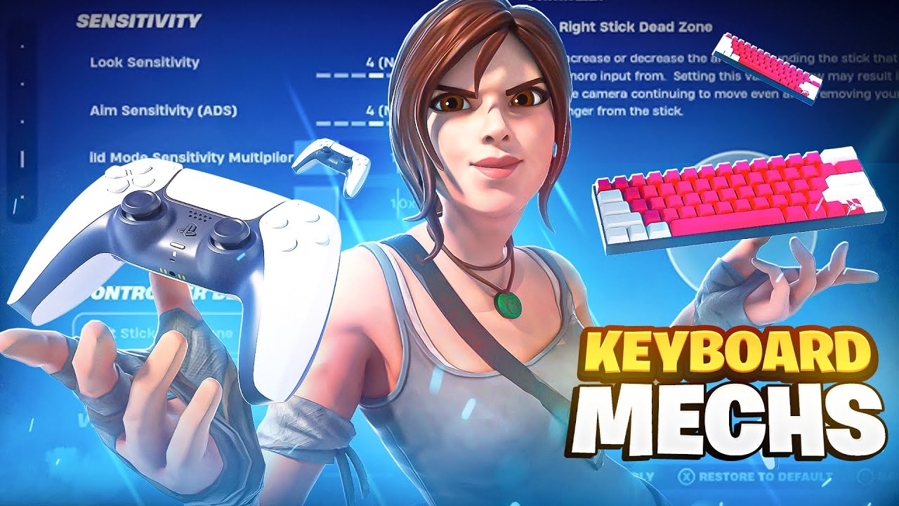 BEST Controller Settings For Season 4 (Keyboard Mechanics on CONTROLLER ...