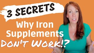 How to Take Iron Supplements - Best Iron Supplement for Women - Iron Pills for Pregnancy - Anemia