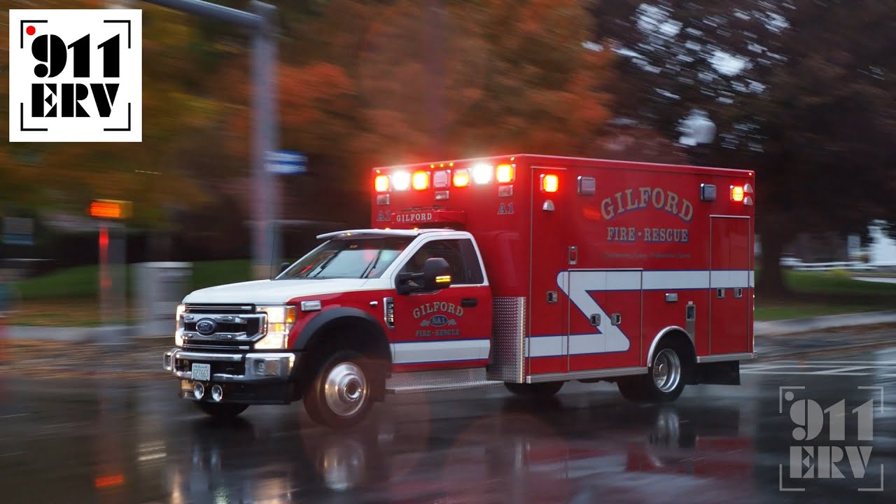Gilford Fire Responding Ambulance 1 YouTube
