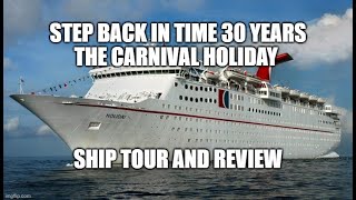 Vintage Carnival Cruise Lines ship the Holiday sailing in 1988 to the Caribbean 32 years ago!!