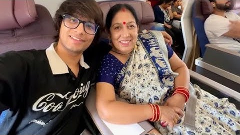 Mummy Ki 1st Business Class Flight 😍