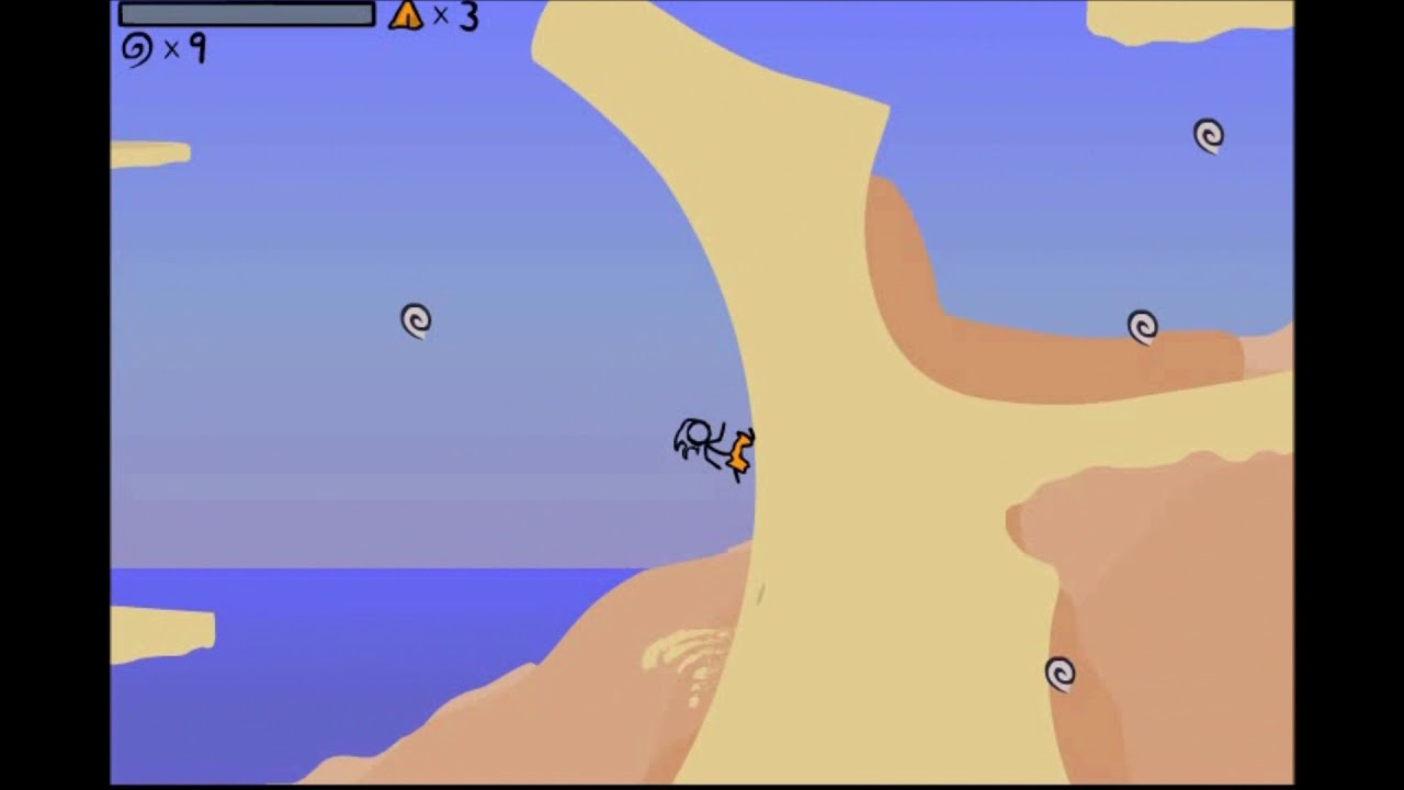 Fancy Pants Adventure World 3 Bummin' It Beach Speedrun YouTube