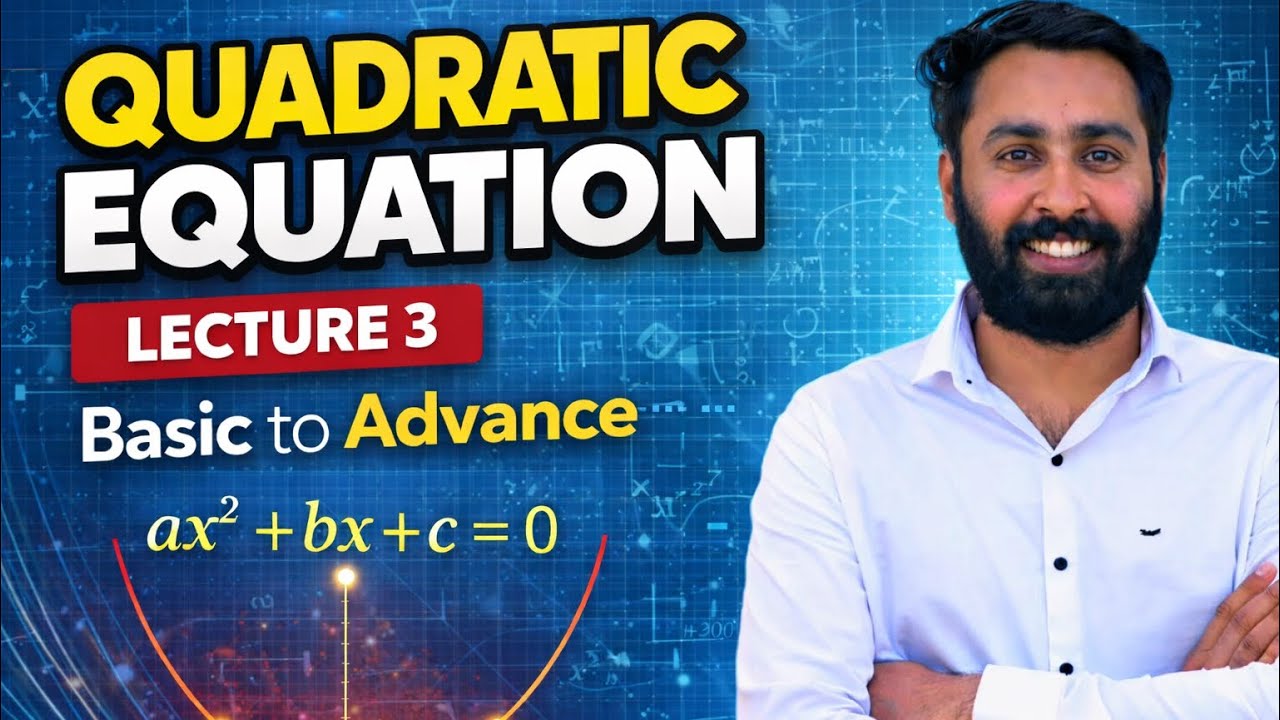Cube Roots of Unity & Cubic Equations | Lecture 3 | Basic to Advance | JEE Maths | Yogender Singh 