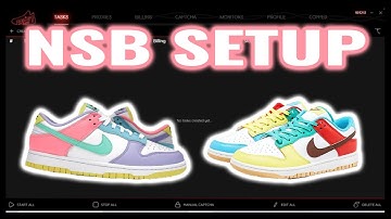 NSB TASKS SETUP: NIKE DUNK LOW FREE 99 WHITE & CANDY/EASTER  FOR FOOSITES AND SHOPIFY (June 2021)