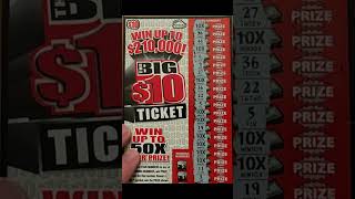Big Win From 10Xs Big 10 Lottery Scratch Off Ticket