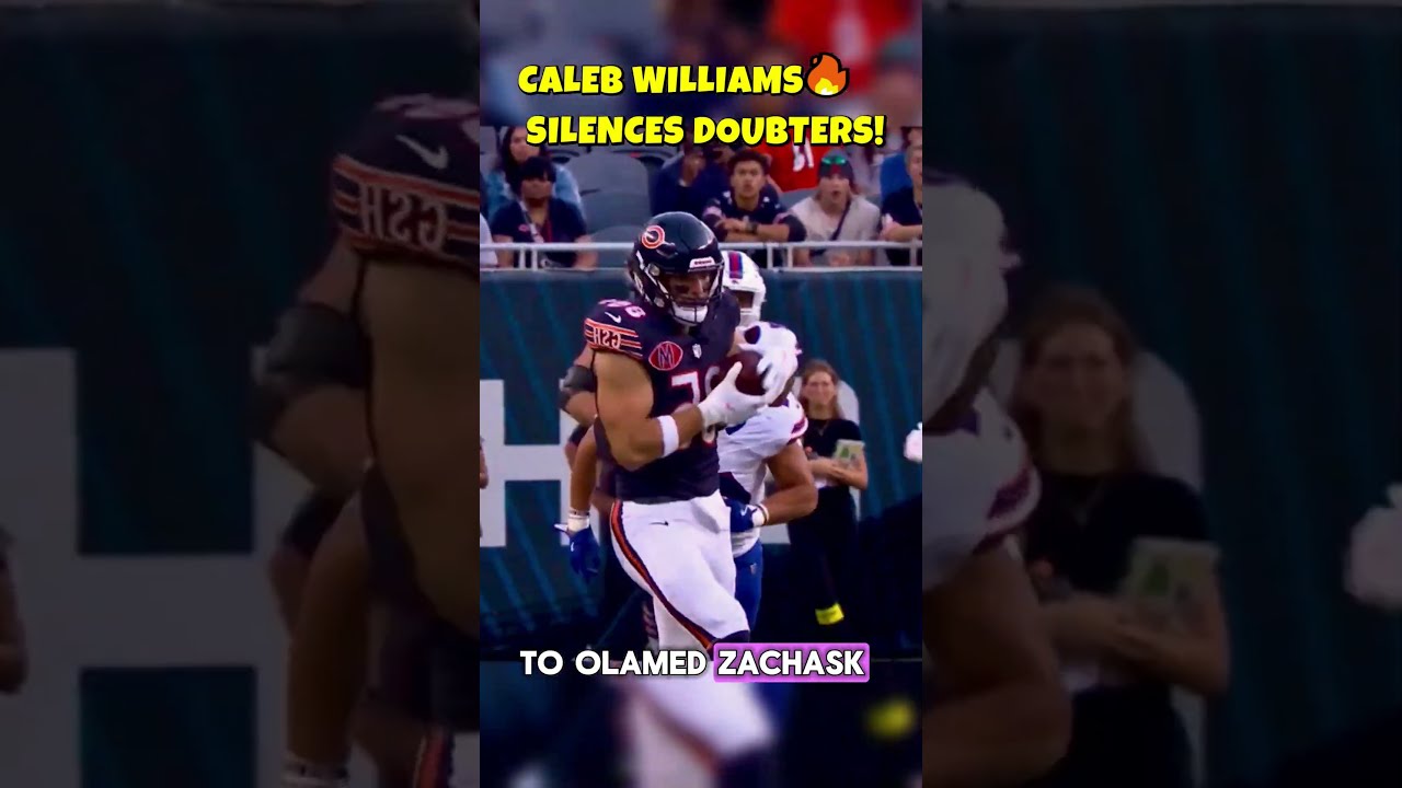 Caleb Williams SHUTS DOWN The Haters In Preseason Debut 
