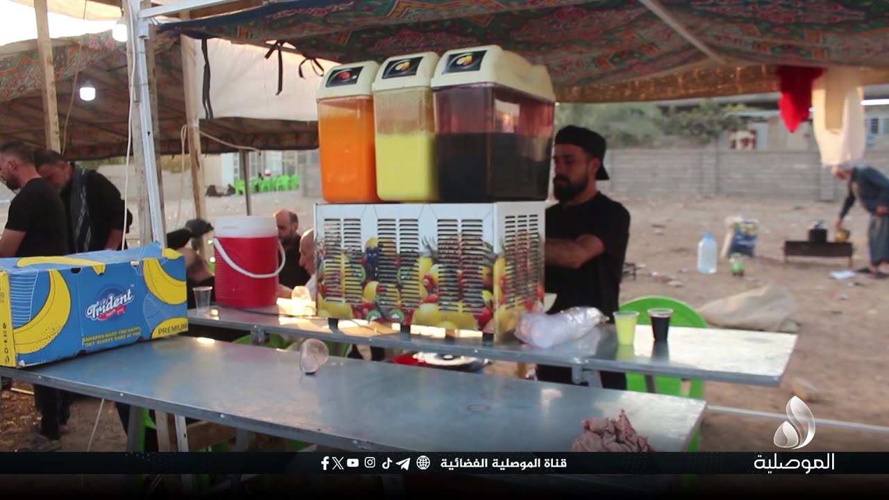 كاميرا الموصلية تواكب زيارة  أربعينية الإمام الحسين في قرية علي رش في سهل نينوى