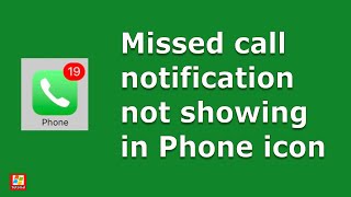How to fix missed call notification not showing on home screen of android device screenshot 4