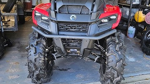 33s fit! XMR700 33" Terache Aztec fitment on NEW 2023 XMR 700 Outlander MINT!!!