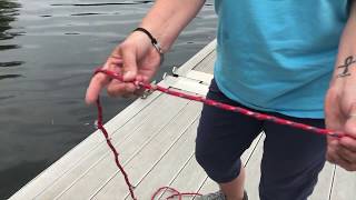 How to do a rake toss to determine plant communities in a waterbody.