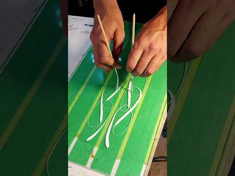 practice #pinstriping #calligraphy