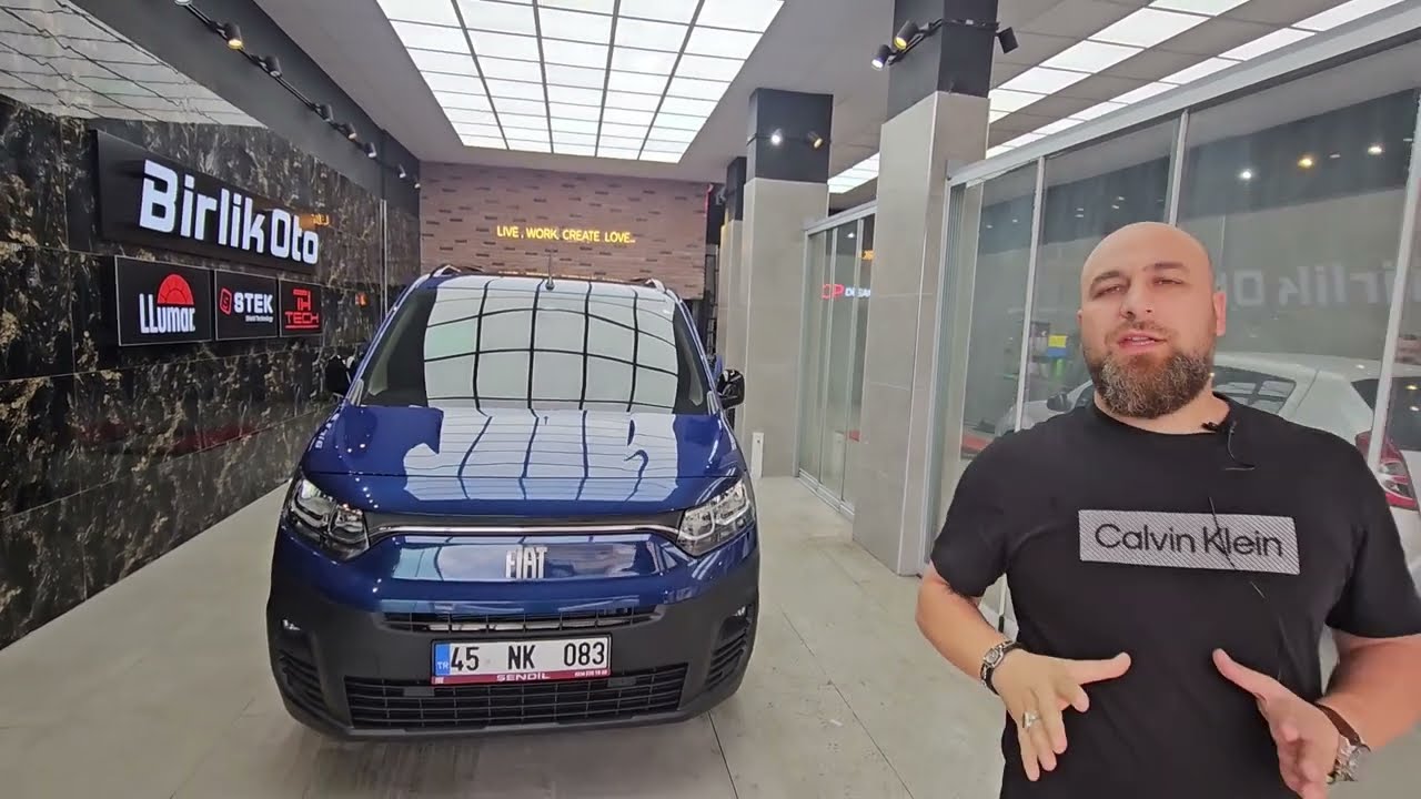 0km 2024 Fiat Doblo // Tech Crystal Seramik, LLumar Cam Filmi, Yan Basamak, Arka Koruma