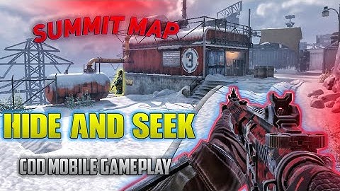 CALL OF DUTY MOBILE SUMMIT| BEST HIDE AND SEEK PLACE|COD MOBILE GAMEPLAY |cod mobile#codm codm india