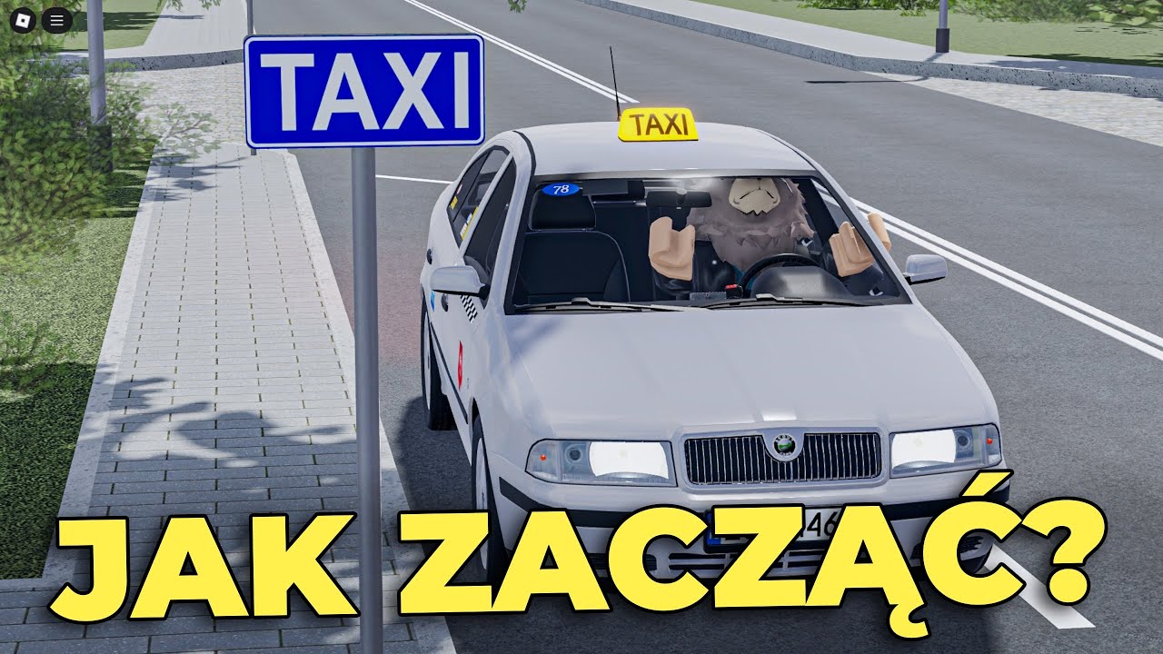 ZOSTAŁEM TAKSÓWKARZEM w PCD NOWA AKTUALIZACJA - Hogaty w Roblox - Polish Car Driving