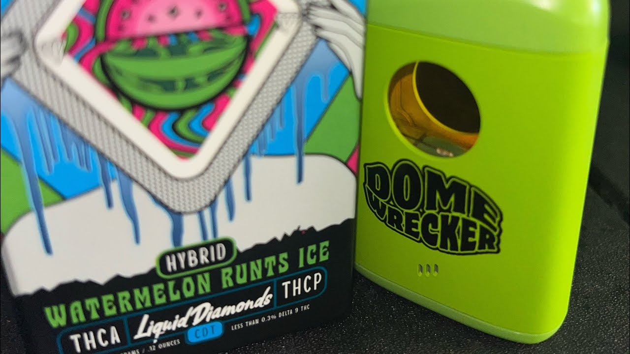 New Dome Wrecker THCA Disposable (Watermelon Runtz Ice) Review