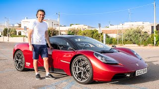 Dario Franchitti's First Official Road Drive of T.50 - Nardo, Italy