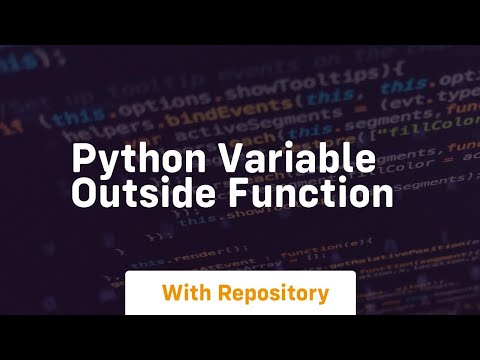 python variable outside function