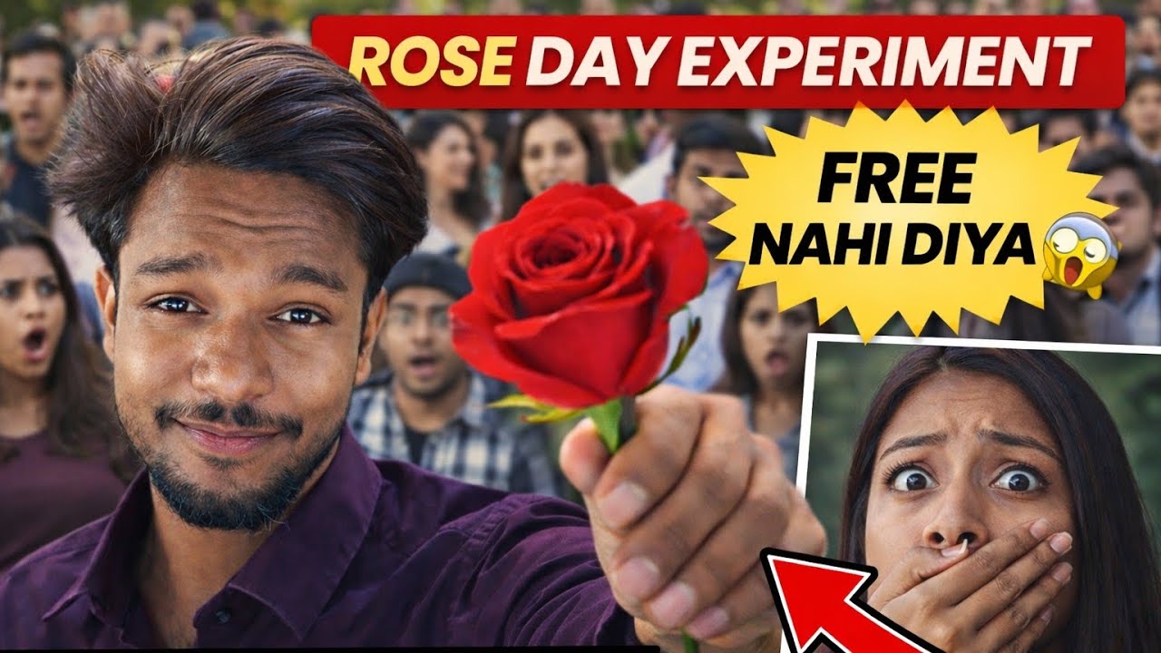 Rose Day Special 🌹 | Public Reaction | Rose Sell + Propose Experiment 😳