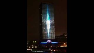 Nokia Lumia live in London with Deadmau5 : projection 4D