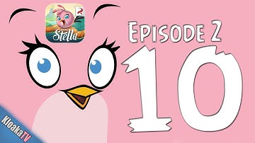 Angry Birds Stella - Level 10 - Episode 2 Walkthrough (3 Stars)