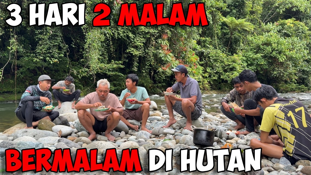 3 Hari 2 Malam di Hutan: Tembak Ikan Mahseer Raksasa di Sungai Jernih!