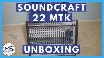 Soundcraft 22 MTK Mixer Unboxing