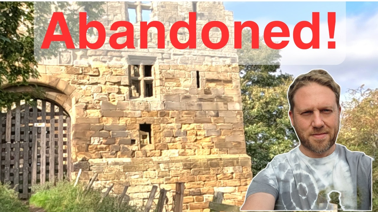 Exploring An ABANDONED Old Castle & English Village Church!