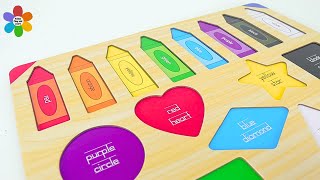 help find missing colors shapes our puzzle board fun educational