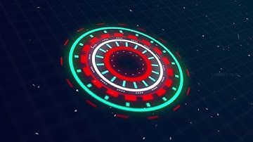 Arc Reactor Style Title Animation