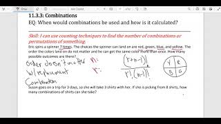 11.3.3 Combinations
