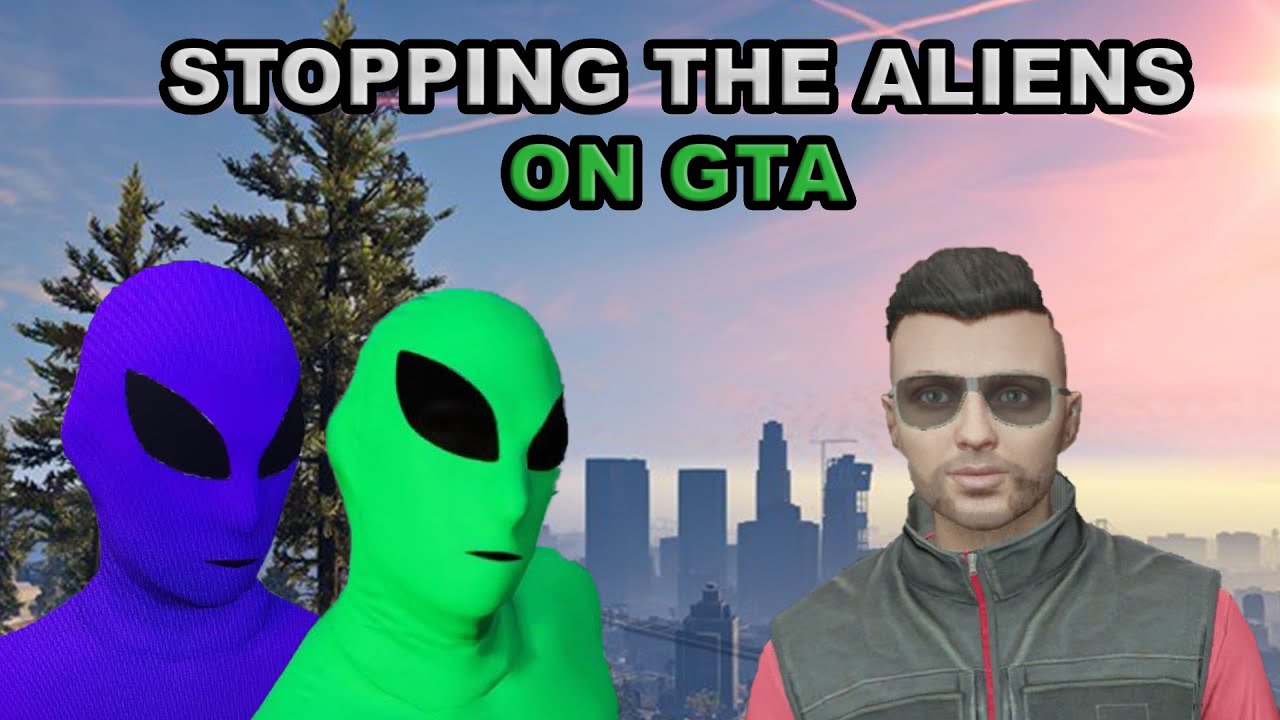 THE PURPLE & GREEN ALIENS GANG MUST BE STOPPED - GTA ONLINE - YouTube