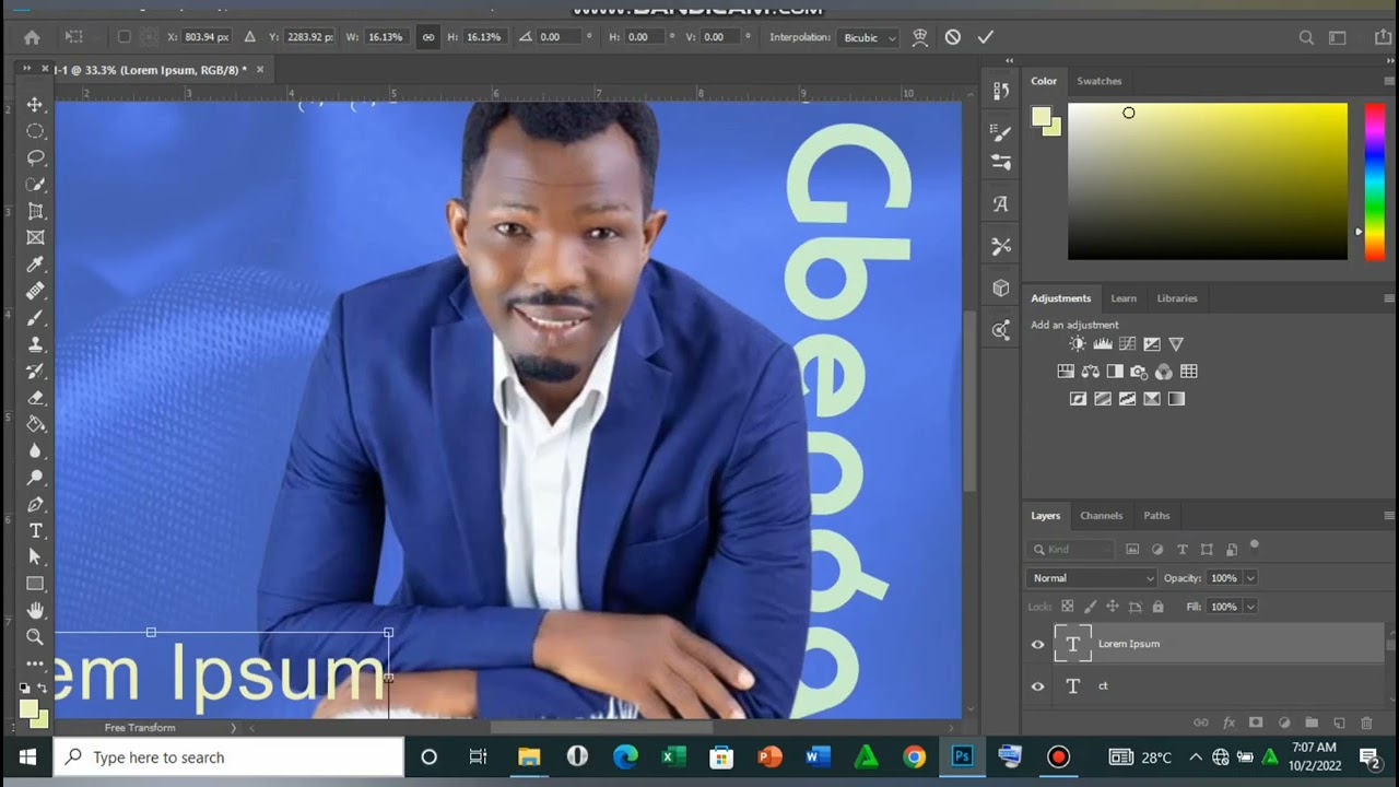 Birthday design . happy birthday bro! 