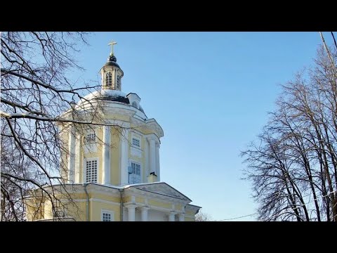 Колокольный звон в Храме Влади́мирской ико́ны Бо́жией Ма́тери в Виногра́дове