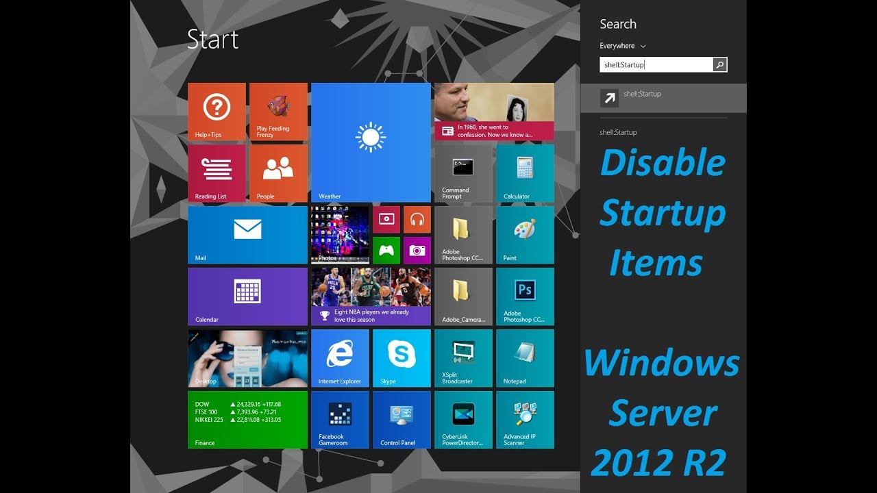 how-to-disable-startup-items-in-windows-server-2012-r2-youtube