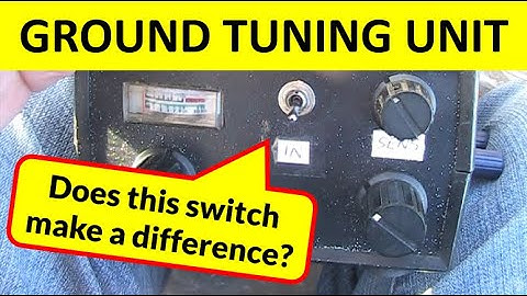 Ground Tuning Unit with switch added