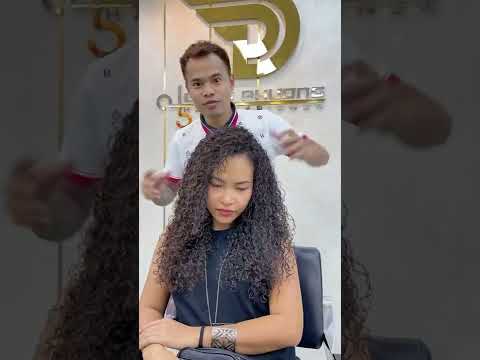 Video Uốn tóc xù mì, uốn tóc xoăn sát chân - youtube