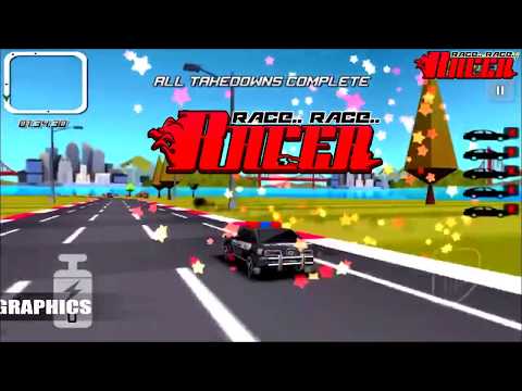 Retro Race Racer Polis Kovalamaca Eğlenceli