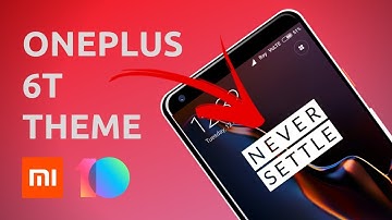 ONEPLUS 6T Official Theme For Miui 10 - ONEPLUS 6T Walpaper | March 2019!